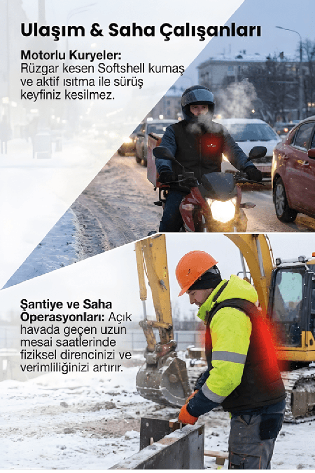 Softshell Isıtmalı Yelek — görsel 10