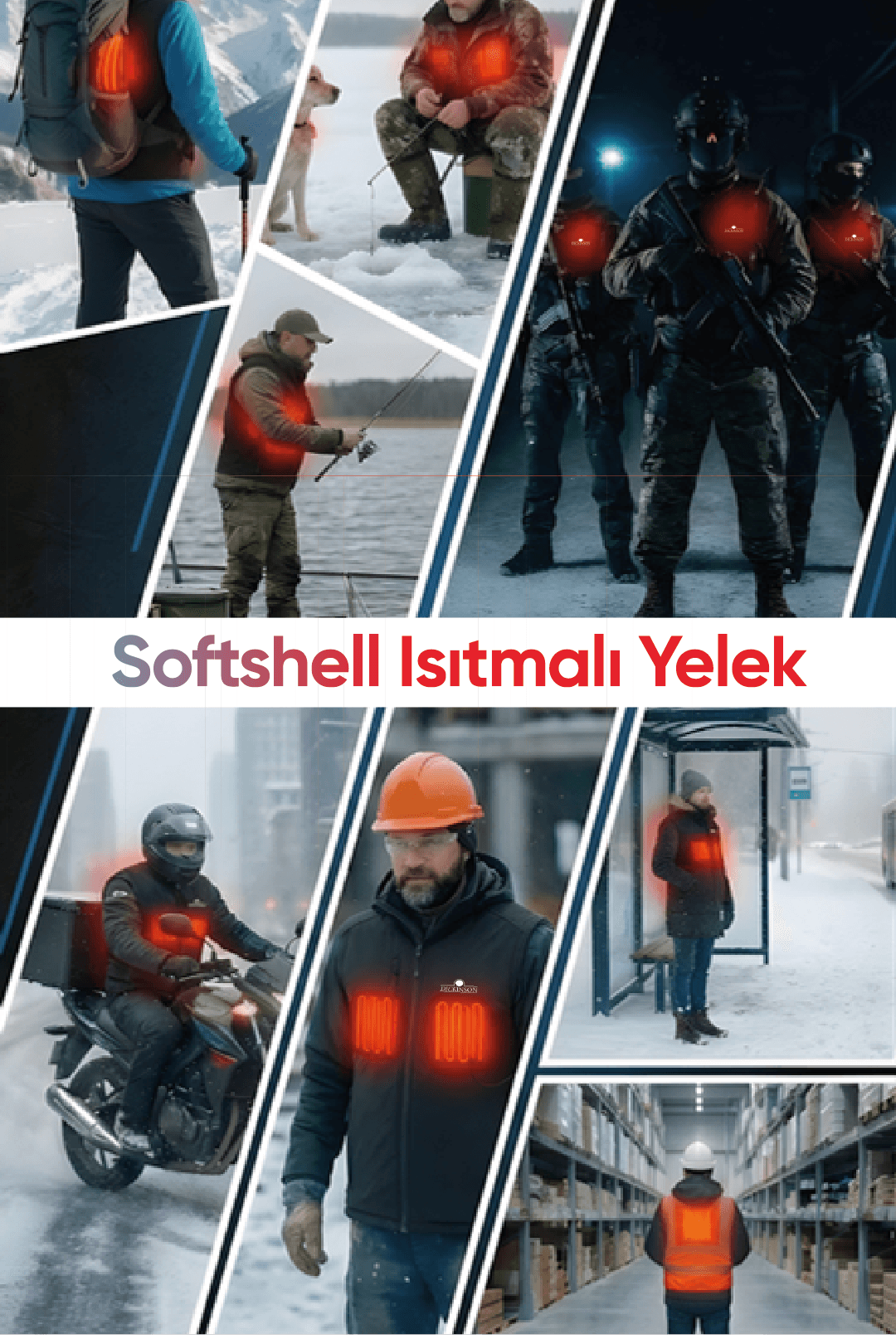 Softshell Isıtmalı Yelek — görsel 3