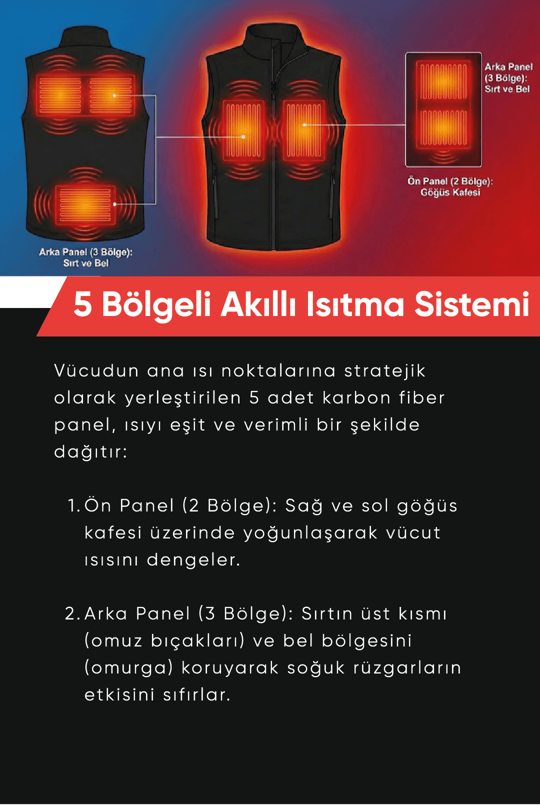 Softshell Isıtmalı Yelek — görsel 4