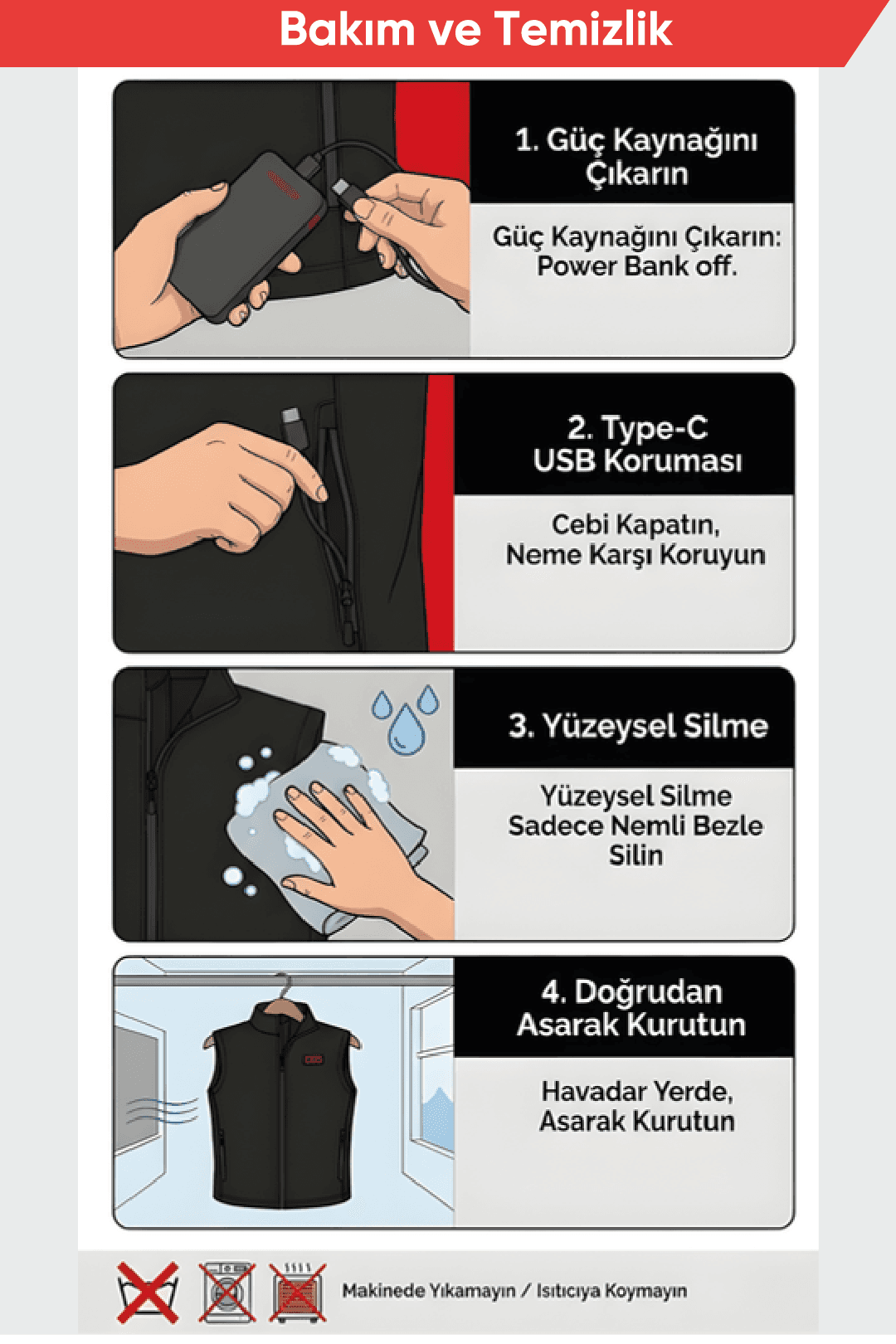 Softshell Isıtmalı Yelek — görsel 7